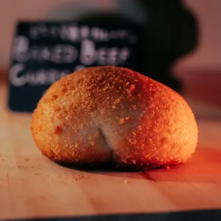 Baked Beef Curry Bun