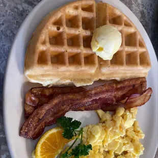 Half malted waffle combo