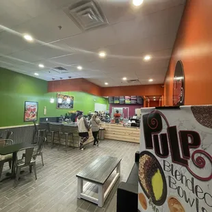 View as you enter the restaurant