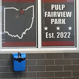 a sign for pulp fairview park