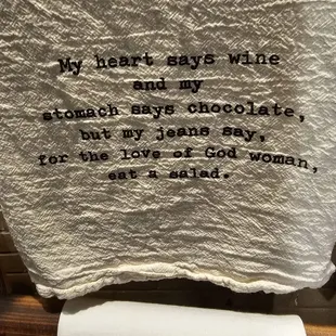 Haha. Goes along with my new diet!
