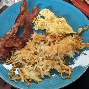 The Grinder Platter with bacon &amp; scrambled eggs