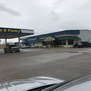 the front of the store