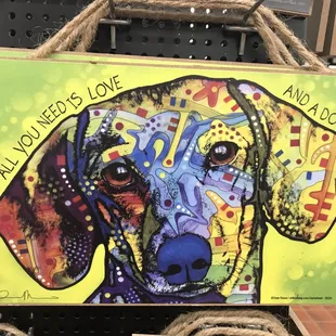 Cool dog art by Dean Russo.