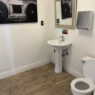Clean bathroom