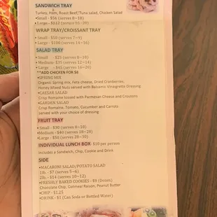 Catering