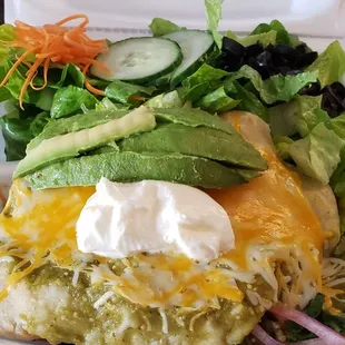 Veggie enchilada (custom made)
