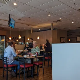 customers in a restaurant