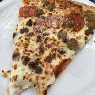 The Meat Pizza. Yum!