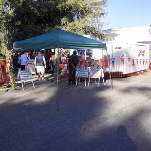 There was a single area for beer consumption at Pumpkin Fair 2016.