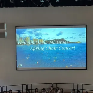 6th Grade Spring Choir Concert