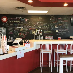 Menu at Punch Burger