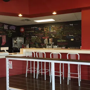 sushi and sashimi, interior