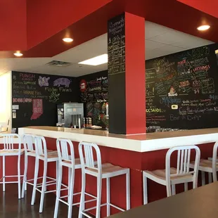 Bar area.