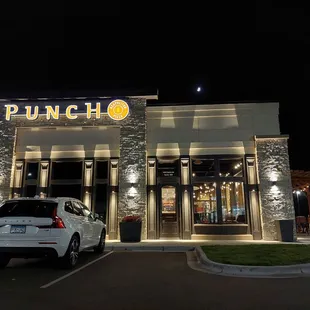 the front of a restaurant