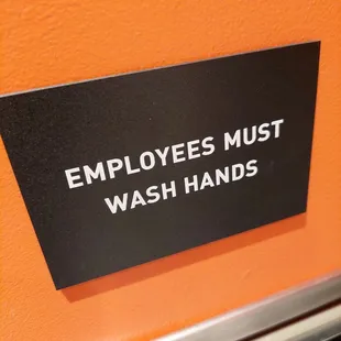 I waited for an employee, ended up washing my own hands. Heehee