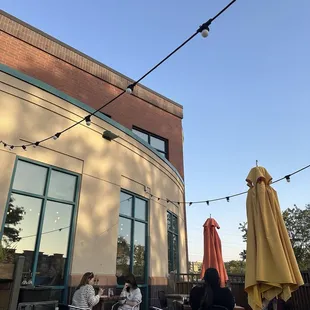 outside