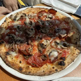pizza, food