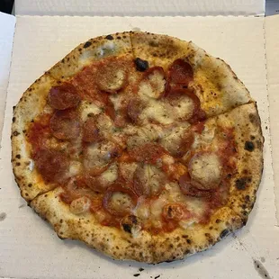 Napoli with pepperoni added on