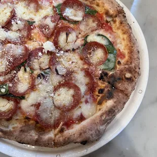 Pepperoni and Garlic BYO Margherita Pizza