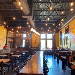 the dining area