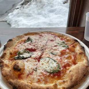 Margherita on a rainy day