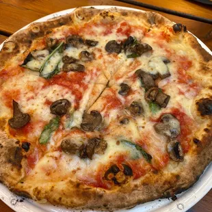 Margherita w mushrooms