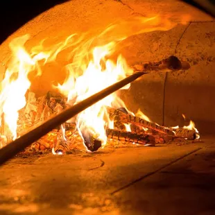 900 degree wood-burning oven