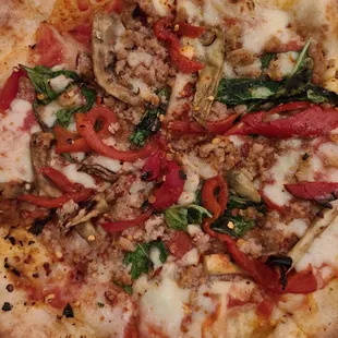 Sicilian with added eggplant