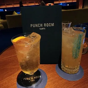 Drinks. The Tampa punch