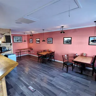 This is an overall view of the dining area.  Photo taken February 4, 2021.