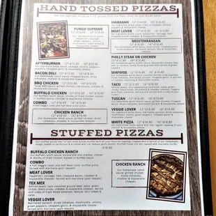 This is the fifth page of their main menu.  Photo taken December 4, 2021.