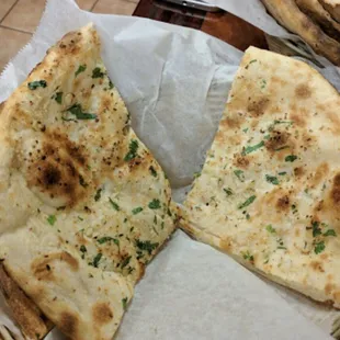 Tasty Garlic Naan Bread