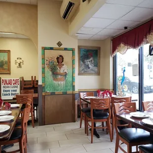 the interior of a restaurant