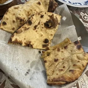 Tandoori roti and lacha paratha