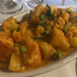 Aloo Gobi Mattar