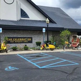the entrance to the celebration