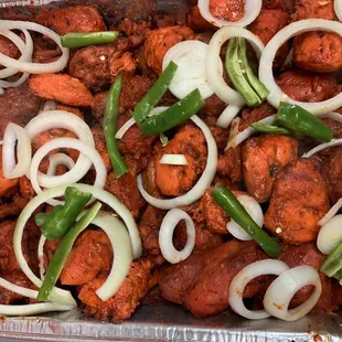 Chicken tikka bone in