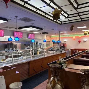 Buffet &amp; Seating area