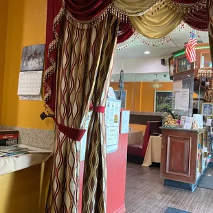 Patiently waiting for our lunch specials.