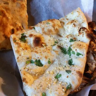 Garlic naan