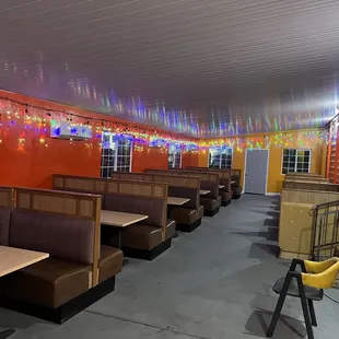 the interior of a restaurant