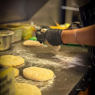 Fresh Dough Prepration
