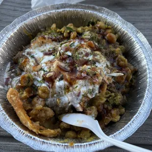 Samosa chaat