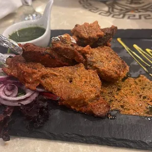 Tandoori lamb chops