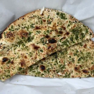 Garlic chili naan