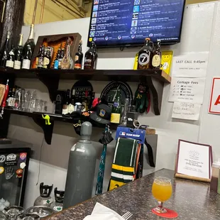 Goodly size beer list or grab some beers in the cooler.