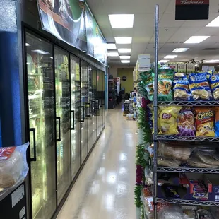 Restaurant entrance at back of store