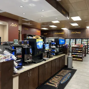 Soft Drinks and Coffee Area