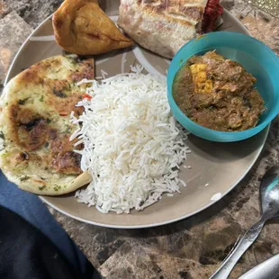 Mother's lunch with leftovers too!